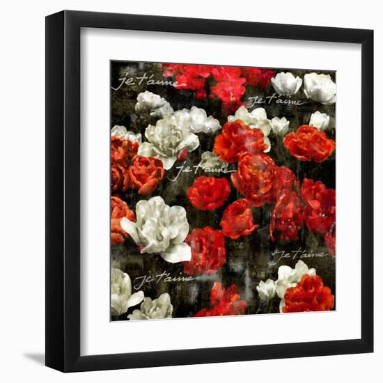 Je Taime Roses-Kate Bennett-Framed Art Print