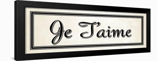 Je Taime-N. Harbick-Framed Art Print