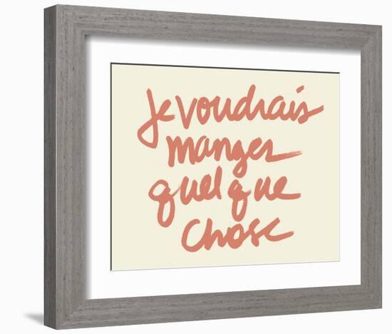 Je voudres-Urban Cricket-Framed Art Print