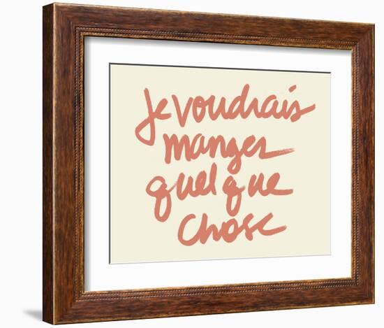 Je voudres-Urban Cricket-Framed Art Print