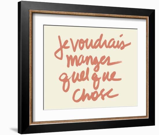 Je voudres-Urban Cricket-Framed Art Print