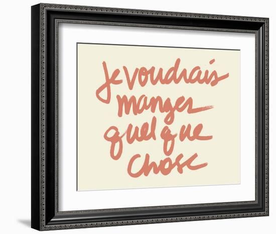 Je voudres-Urban Cricket-Framed Art Print