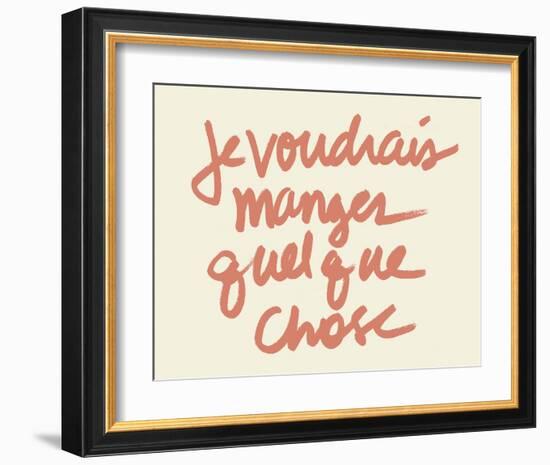 Je voudres-Urban Cricket-Framed Art Print