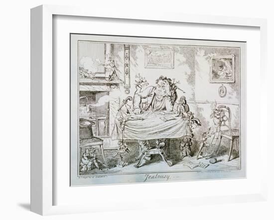 Jealousy, 1835-George Cruikshank-Framed Giclee Print