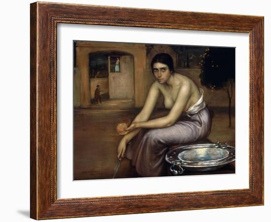 Jealousy, Ca. 1920-Julio Romero de Torres-Framed Giclee Print