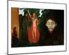 Jealousy-Edvard Munch-Mounted Giclee Print