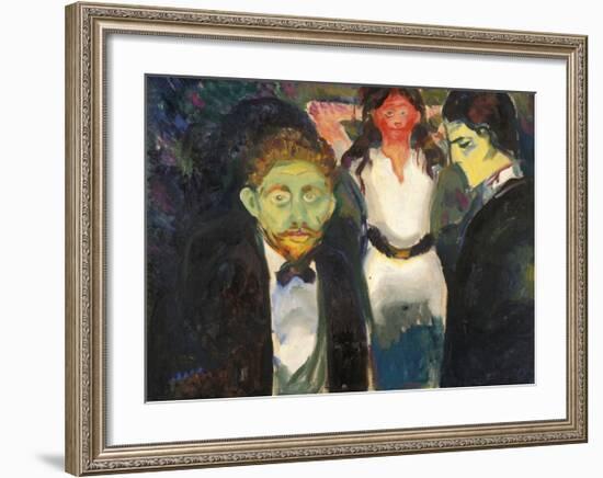 Jealousy-Edvard Munch-Framed Premium Giclee Print