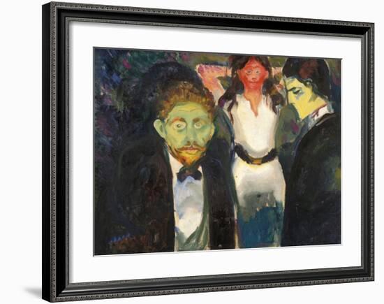 Jealousy-Edvard Munch-Framed Premium Giclee Print