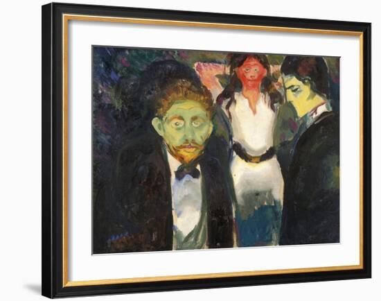 Jealousy-Edvard Munch-Framed Premium Giclee Print