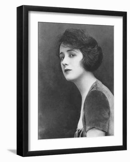 Jean Acker, Estranged Wife of Actor Rudolph Valentino-null-Framed Photo