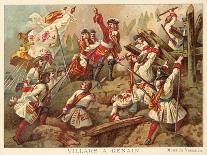 Marshal Villars at the Battle of Denain, France, 1712-Jean Alaux-Giclee Print