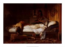 Death of Cleopatra, 1874 (Detail)-Jean-Andre Rixens-Giclee Print