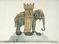 Projet d'éléphant pour la Bastille-Jean Antoine Alavoine-Mounted Giclee Print