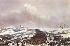 Battle of Eylau, 8 February 1807-Jean Antoine Simeon Fort-Mounted Giclee Print