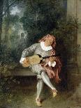 The Italian Comedians. Probably 1720-Jean Antoine Watteau-Giclee Print