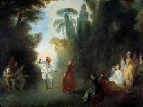 The Champetre Ball Painting by Jean Antoine Watteau (1684-1721), Private Collection-Jean Antoine Watteau-Giclee Print