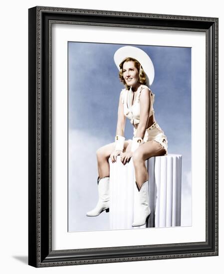 Jean Arthur, ca. 1940s-null-Framed Photo