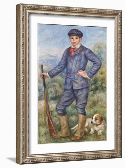 Jean as a Huntsman, 1910-Pierre Auguste Renoir-Framed Giclee Print