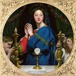 The Virgin with the Eucharist, 1866-Jean-Auguste-Dominique Ingres-Framed Giclee Print