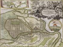 Map of Petersburg (Saint Petersburg Master Pla)-Jean-Baptiste Alexandre Le Blond-Mounted Giclee Print