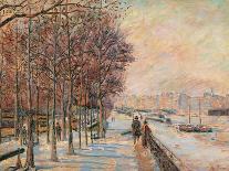 The Seine at Paris, 1871 (Oil on Canvas)-Jean Baptiste Armand Guillaumin-Giclee Print