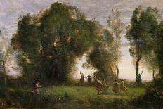 Forest of Fontainebleu-Jean-Baptiste-Camille Corot-Art Print