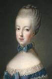Portrait of Marie-Antoinette de Habsbourg-Lorraine after the Painting by Joseph Ducreux 1770-Jean Baptiste Charpentier-Giclee Print