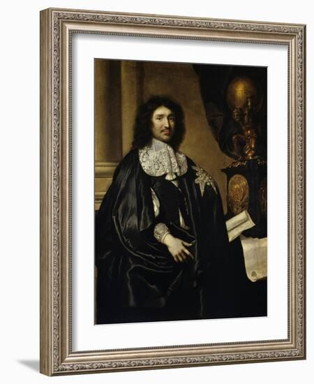 Jean Baptiste Colbert 1666-Claude Lefebvre-Framed Art Print