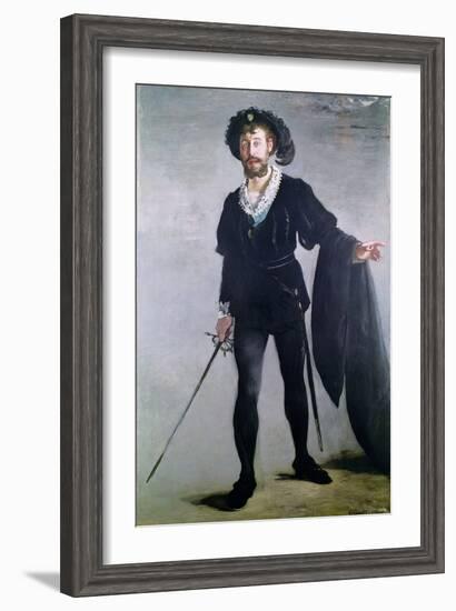 Jean Baptiste Faure (1830-1914) as Hamlet, 1877-Edouard Manet-Framed Giclee Print