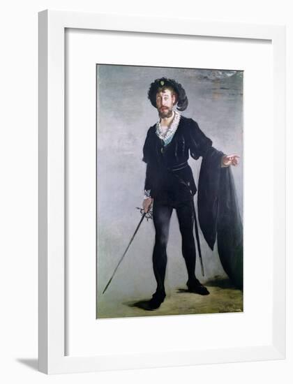 Jean Baptiste Faure (1830-1914) as Hamlet, 1877-Edouard Manet-Framed Giclee Print