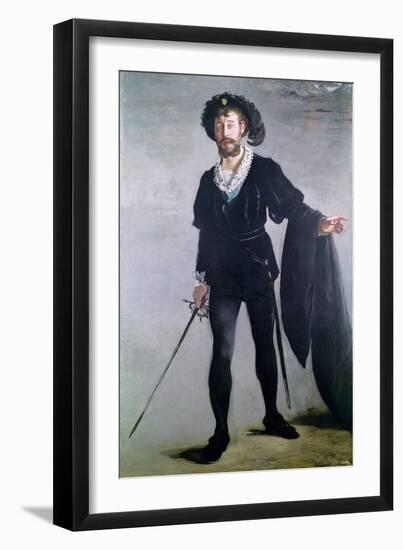 Jean Baptiste Faure (1830-1914) as Hamlet, 1877-Edouard Manet-Framed Giclee Print