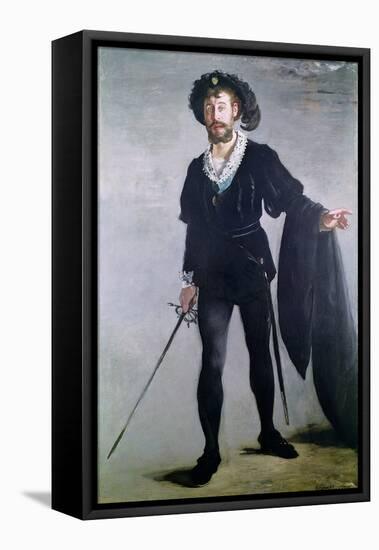 Jean Baptiste Faure (1830-1914) as Hamlet, 1877-Edouard Manet-Framed Premier Image Canvas