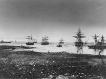 Crimean War, French Squadron, Entry Into the Port, 1855-Jean Baptiste Henri Durand-Brager-Photographic Print