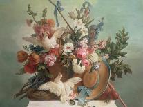 The Flower Girl-Jean-Baptiste Huet-Giclee Print