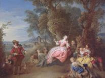 The Fortune Teller, 1731-Jean-Baptiste Joseph Pater-Framed Giclee Print