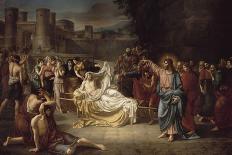 La Résurrection du fils de la veuve de Naïm-Jean-Baptiste Joseph Wicar-Giclee Print