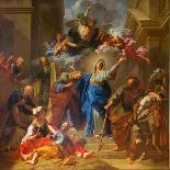 Christ Expelling The Sellers From The Temple-Jean-Baptiste Jouvenet-Giclee Print