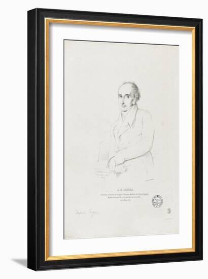 Jean-Baptiste Lepère (1761-1844), architecte-Jean-Auguste-Dominique Ingres-Framed Giclee Print
