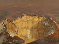 Crater of Popocatépetl, 1833-Jean Baptiste Louis Gros-Framed Premier Image Canvas