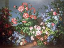 Still Life with Basket of Flowers, C.1690-Jean-Baptiste Monnoyer-Giclee Print