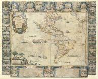 Mappa Monde Carte Universelle De La Terre-Jean Baptiste Nolin-Framed Art Print
