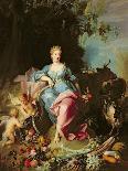 Misse and Turlu, Two Greyhounds of Louis XV-Jean-Baptiste Oudry-Giclee Print