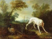 King Louis XV Hunting Deer in the Forest of Saint Germain in 1730 (Oil on Canvas)-Jean-Baptiste Oudry-Framed Premier Image Canvas