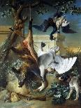 Hunting at the Saint-Jean Pond in the Forest of Compiegne, Before 1734-Jean-Baptiste Oudry-Giclee Print