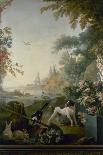 Paysage au chien-Jean Baptiste-Mounted Giclee Print