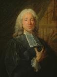 Portrait of a Man, C.1761/63 (Oil on Canvas)-Jean-Baptiste Perronneau-Framed Giclee Print