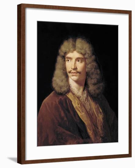 Jean Baptiste Poquelin, Called Molière-Jean Baptiste Mauzaisse-Framed Art Print