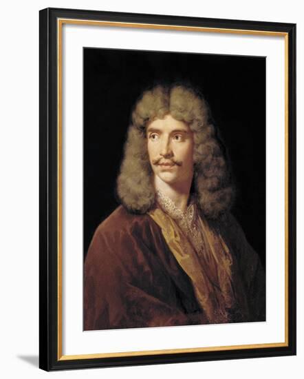 Jean Baptiste Poquelin, Called Molière-Jean Baptiste Mauzaisse-Framed Art Print