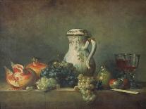 Still Life with Grapes and Pomegranates, 1763-Jean-Baptiste Simeon Chardin-Giclee Print