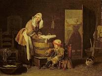 The Water Tank-Jean-Baptiste Simeon Chardin-Framed Art Print